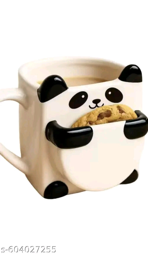 Adorable Panda Mug with Built‑In Cookie Slot – Perfect for Gifting