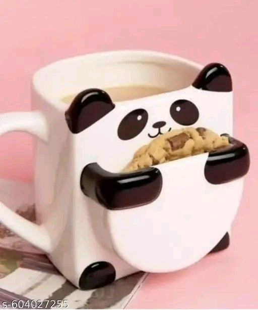 Adorable Panda Mug with Built‑In Cookie Slot – Perfect for Gifting