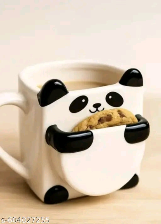 Adorable Panda Mug with Built‑In Cookie Slot – Perfect for Gifting