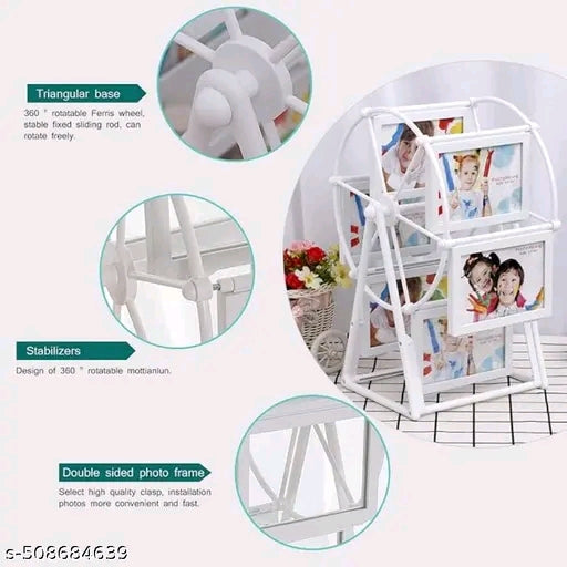 Rotating Ferris Wheel Photo Frame – Display 12 Memories in One
