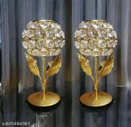 Stylish Metal Candle Holders – Perfect for Diwali, Weddings & Dining Ambiance