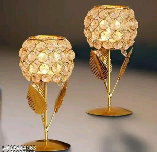 Stylish Metal Candle Holders – Perfect for Diwali, Weddings & Dining Ambiance