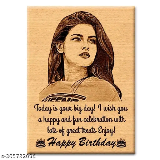 Timeless Wooden Engraved Frame – One Gift for Every Bond & Occasion